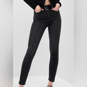 GAP High Rise Washed Black Women's Jeans